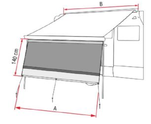 Fiamma awning blocker 300