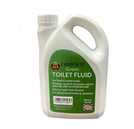 Green toilet fluid